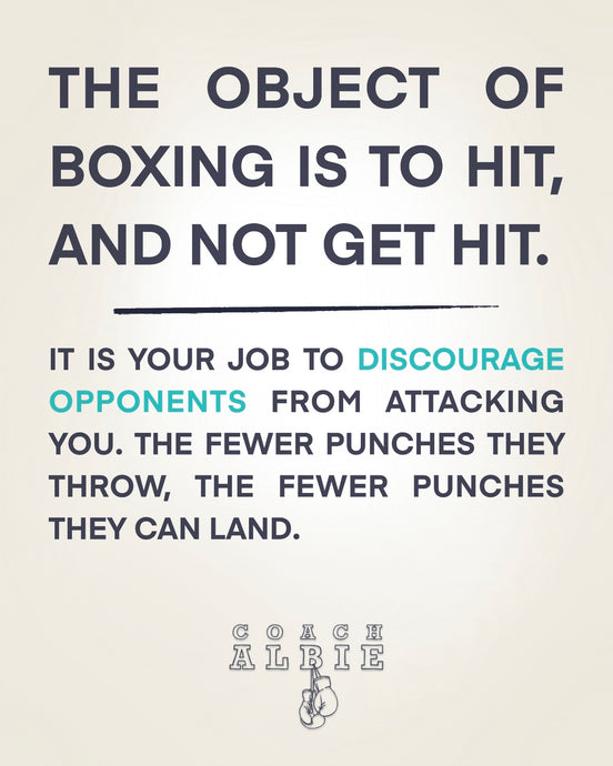 The Object of Boxing is To Hit and Not Get Hit
