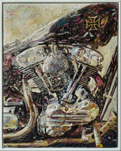 Load image into Gallery viewer, Harley-Davidson chopper. Krazy Horse by Albie The Artist