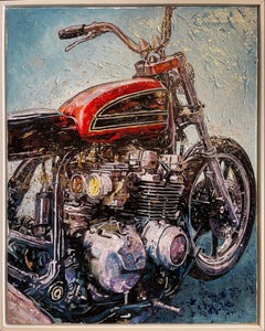 Albie The Artist motorcycle art