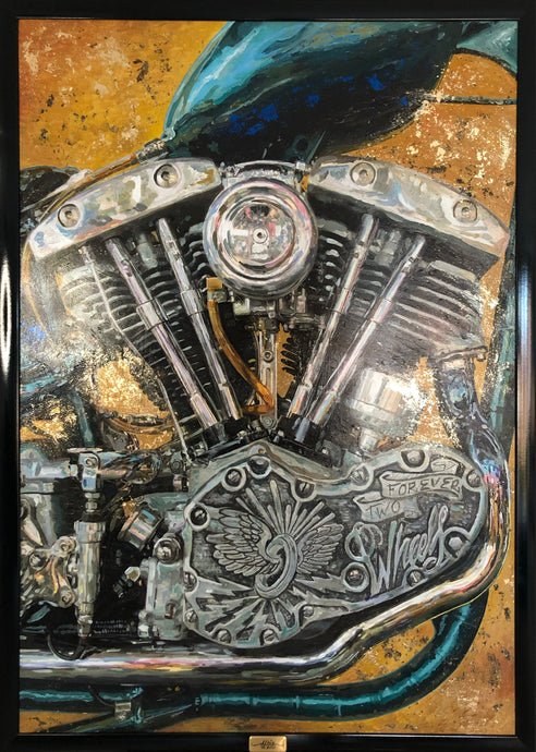 Forever Two Wheels, by Albie The Artist