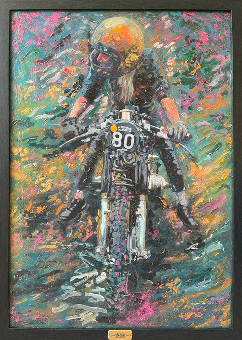 Cutlip, biker art by Albie The Artist